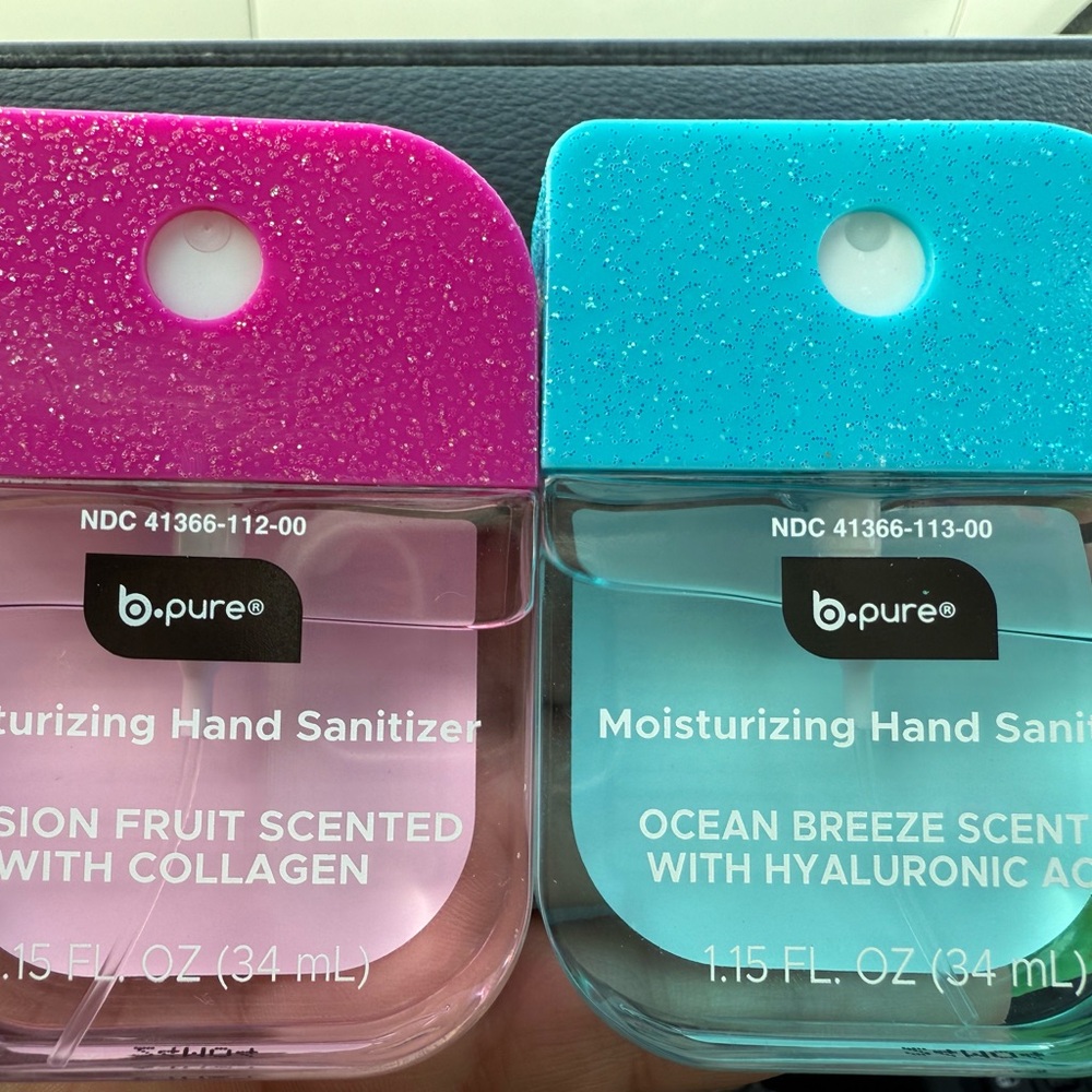 Pink and Blue Moisturizing Hand Sanitizer Set